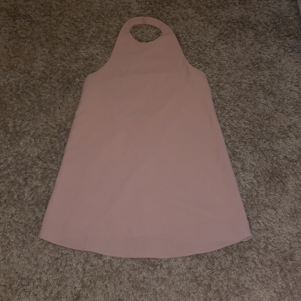 Dusty Pink Shift Dress
